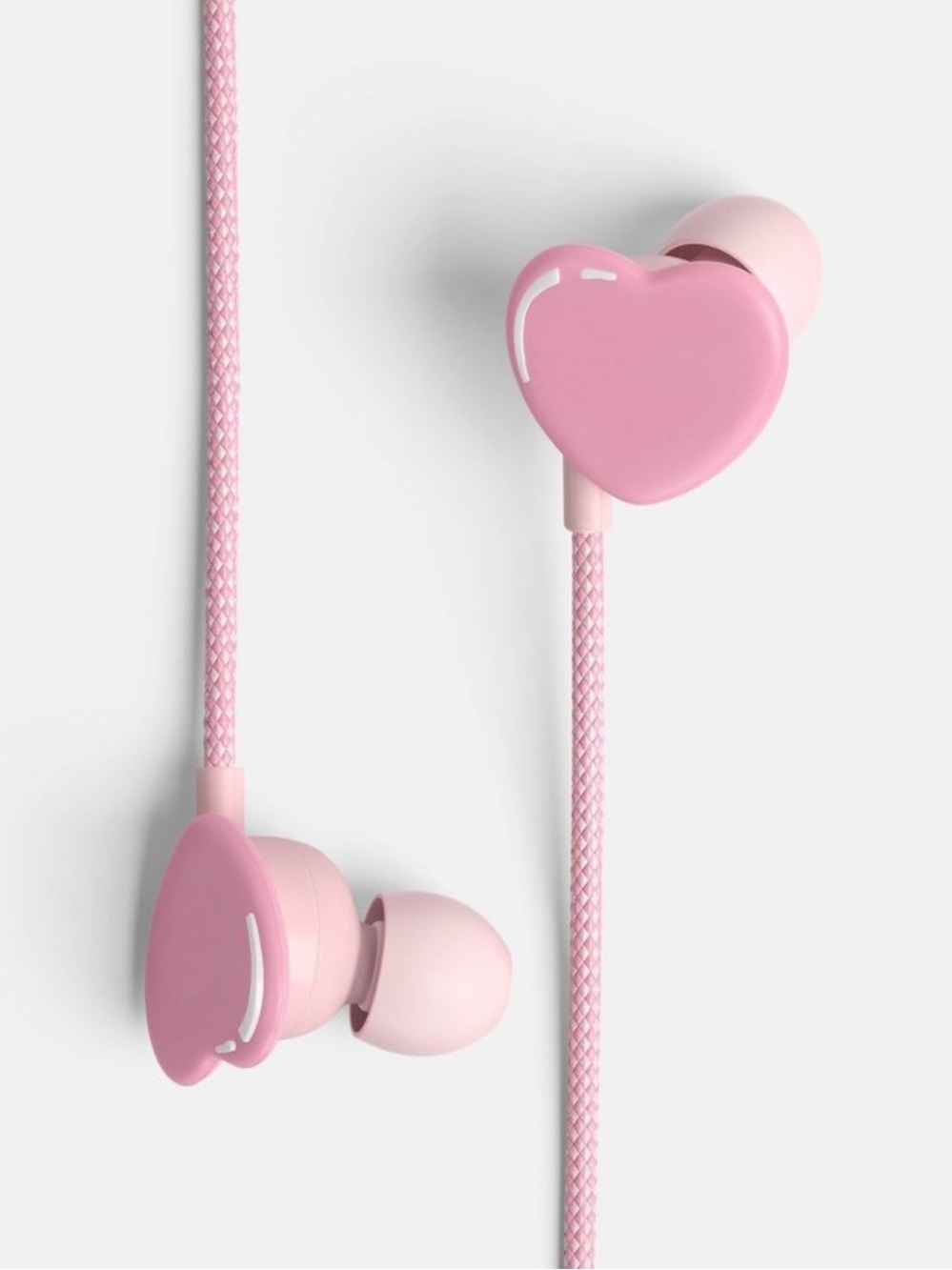 Wired Earbuds - heyday™ Heart: Built-In
Microphone, Silicone Ear Cushions NEW